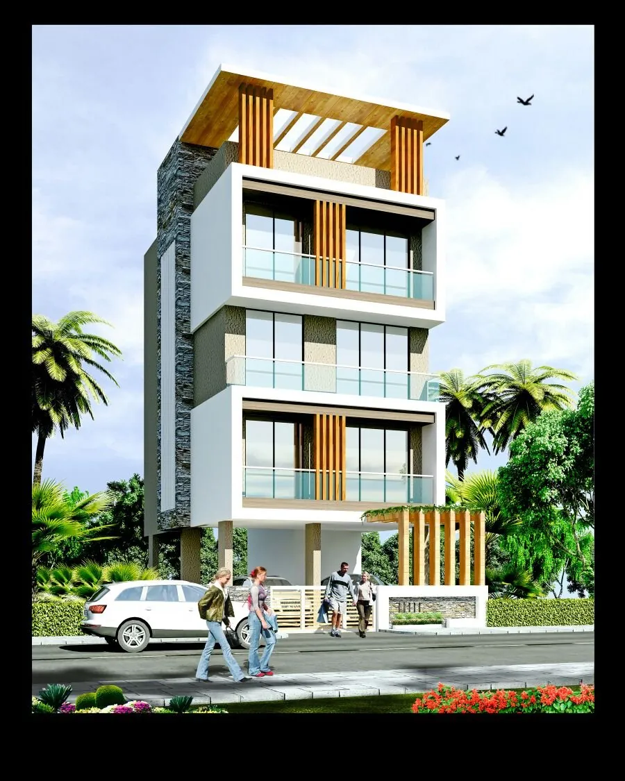 Bungalow construction — work by Kumar Constructions